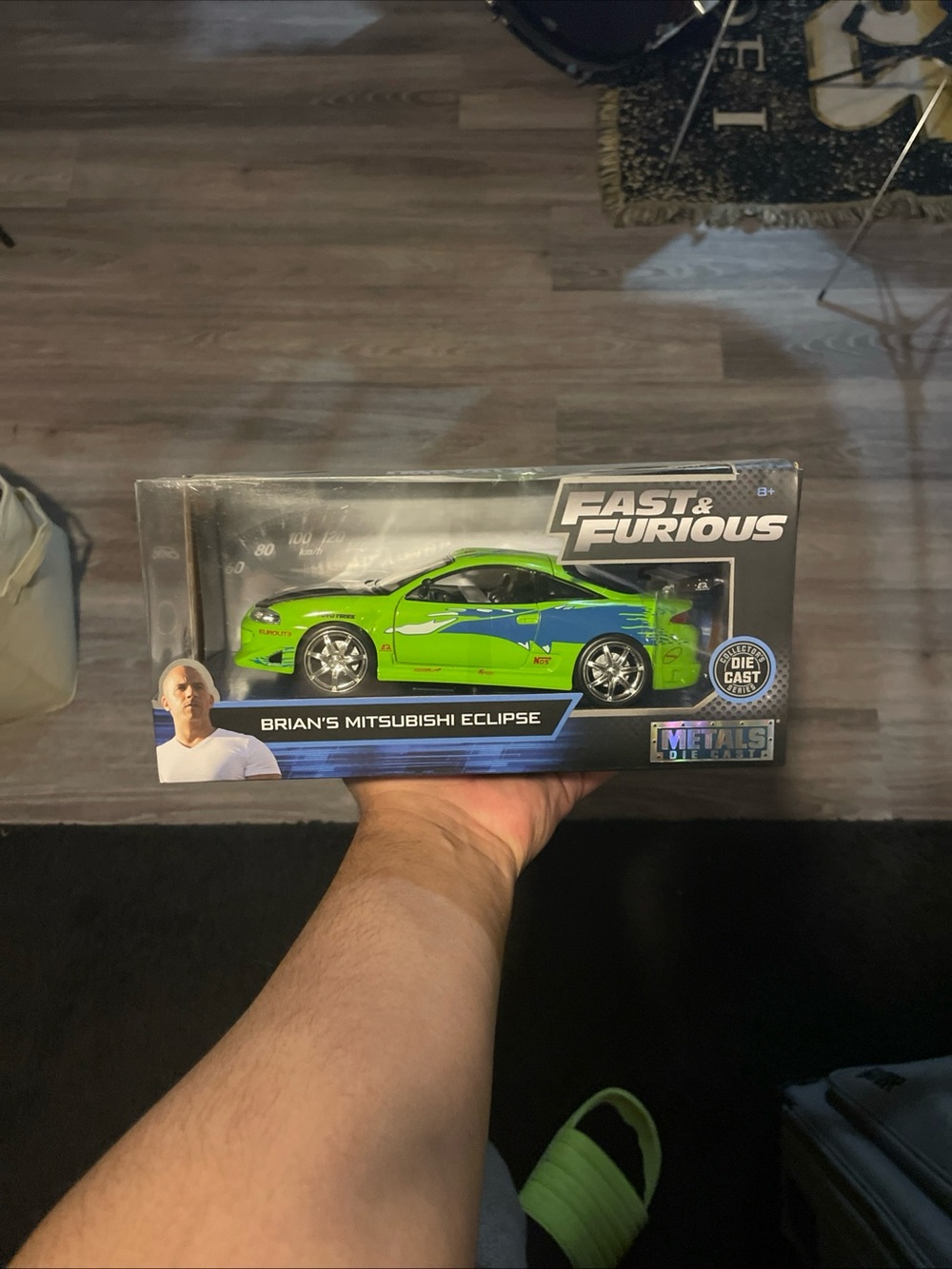 Fast & Furious Brian's Mitsubishi Eclipse Die-Cast Car - Lime Green